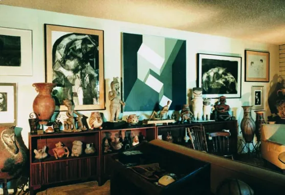 Niels Bagges opholdsstue - 350 North Palm Drive, ca. 1989