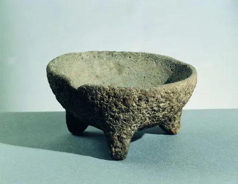 Mescaleropache-skål, diameter 18 cm.