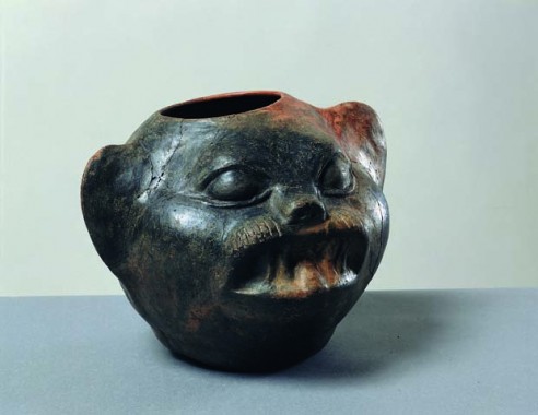 Krukke, Moche, nordkysten, ca. 200 f.Kr.-700 e.Kr., højde 19 cm.