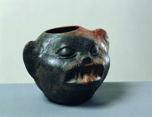 Krukke, Moche, nordkysten, ca. 200 f.Kr.-700 e.Kr., højde 19 cm.