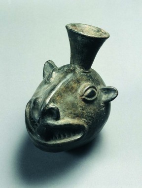 Krukke, Chimú, nordkysten, ca. 1000-1438, højde 19,5 cm.