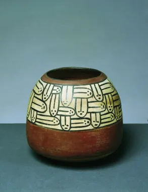 Krukke, højde 13,5 cm, Ica, sydkysten, ca. 1000-1438.