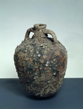 Antik græsk amfora, højde 55 cm
