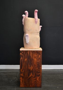 Venus Fly-trap, 2016. Jesmonite, pigment.