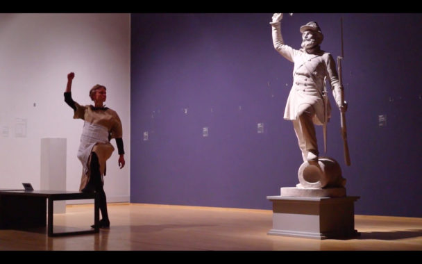 Juliette, 2018, HD video, 11 minut loop, video optagelse på Statens Museet for Kunst