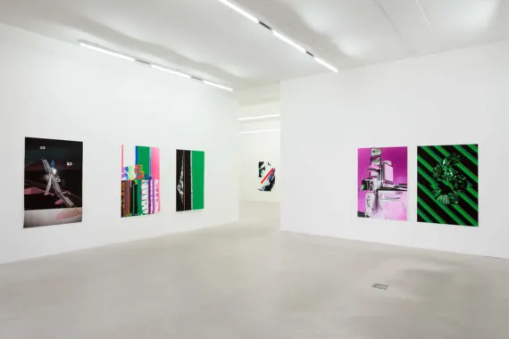 Installations view fra udstillingen 'Absalon Kirkeby: Lobster Lobster' hos Andersen’s Contemporary, 2015. Foto: Jan Søndergaard