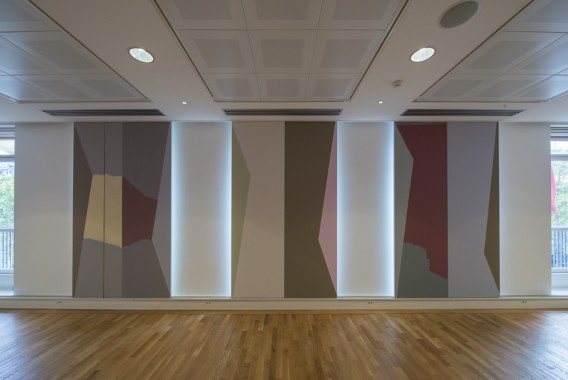 Ball Room - une installation picturale, Maison du Danemark, Paris 2013, foto: Emmanuel AGUIRRE