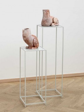 GMORK, Bisque fired red clay filled with salt water, 2014