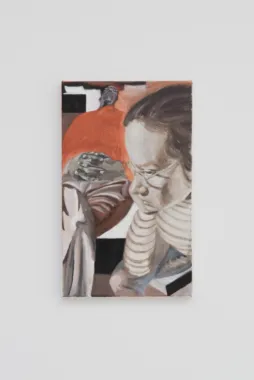 'Character study VI', 2025. Oil on cotton. 50 x 30 x 2,5cm. Privat foto 