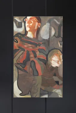 'Character study IV', 2025. Oil on linen. 150 x 90 x 3,5 cm. Privat foto