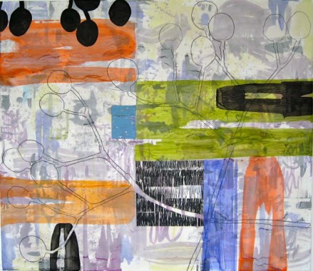 Let's talk about Henri, sign 2012, olie og marmorstøv på lærred, 130 x 150 cm