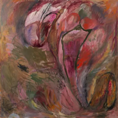 Uden titel (engel), oil on canvas, 2019, foto: David Stjerneholm