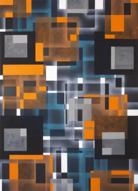 Light. Dusk. Darkness, 2012, akryl på lærred, 140x240 cm, foto: Erling Jeppesen