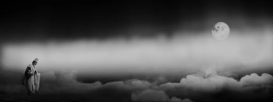 Larissa Sansour & Søren Lind, As If No Misfortune Had Occurred in the Night, 2022. Film still, 21’.