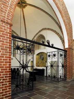 Roskilde Domkirke, Sankt Andreas Kapel, Indgangsparti, 2010, foto: Knud Sejersen, Inferno