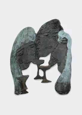 Styrke, 2024. Bronze relief. Foto: Elisabeth Kier, Alice Folker Gallery