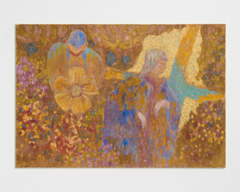 Katrine Bobek, Crossroads, 2022, olie på lærred, 65 x 95 cm. Foto: Katrine Bobek.