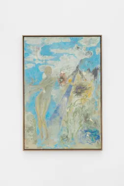 Katrine Bobek, Volcano, 2021, olie på lærred, 110 x 75 cm. Foto: Katrine Bobek.
